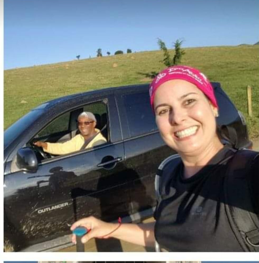 Veruska Borges junto com Wagner Silva - Caminho da Fé